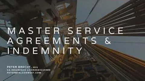 Video thumbnail: Oil & Gas Basics: Master Service Agreements and Indemnity Overview