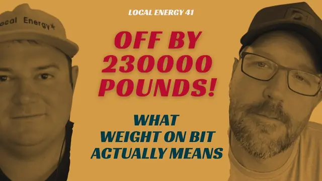 Video thumbnail: Off by 2,38,000 Pounds!!! What Weight on Bit Actually Means